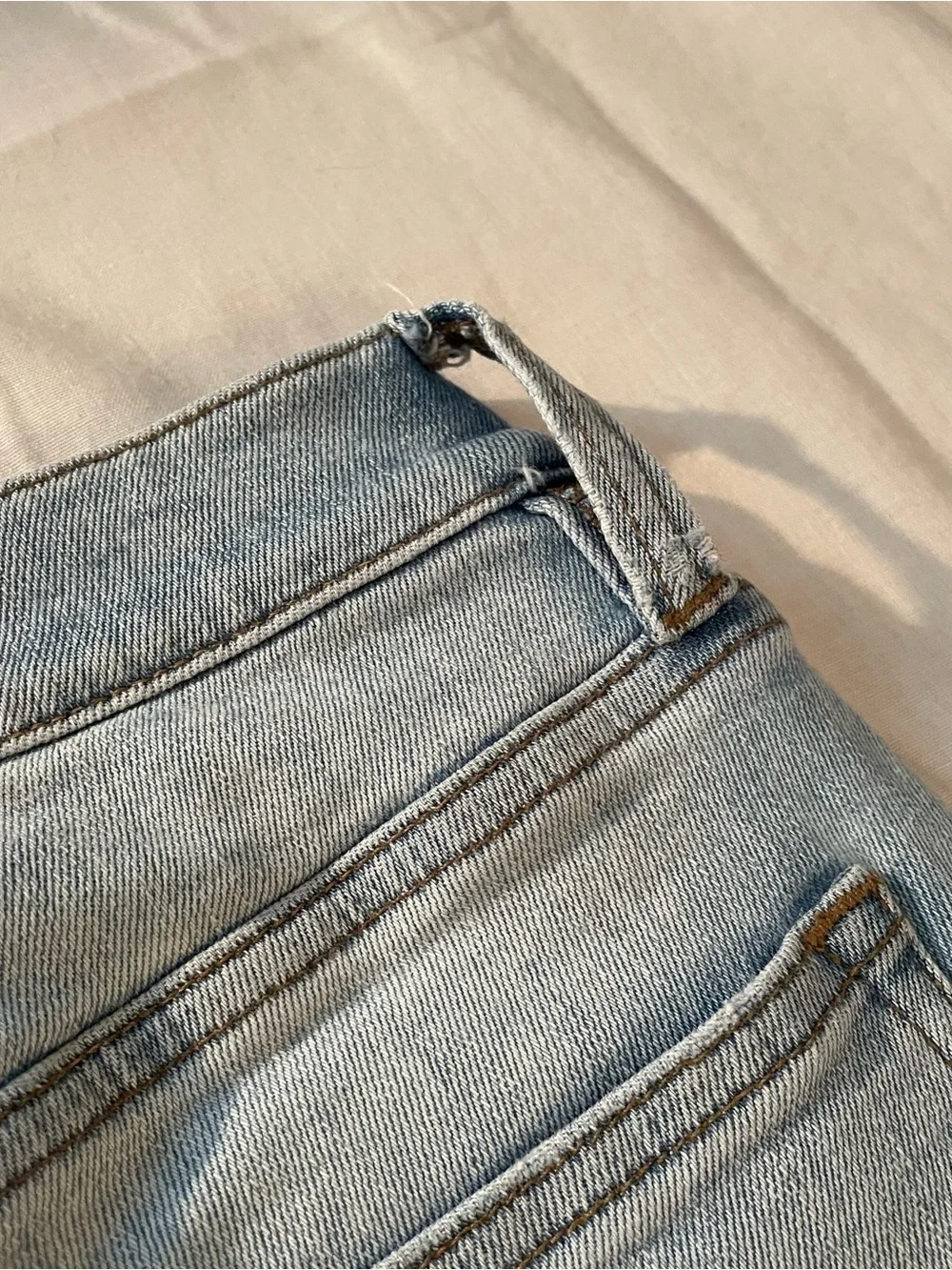 J. Crew Women's Light Wash 9” High-Rise Toothpick Button-Fly Jeans